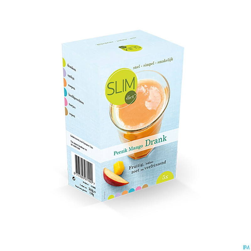 Slimdiet boisson peche-mangue    sach 5x25g