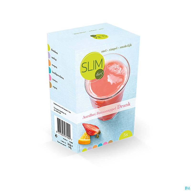 Slimdiet boisson fraise-orange    sach 5x25g