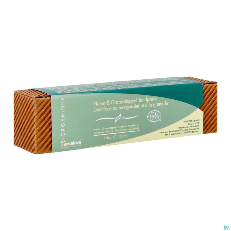 Himalaya organique neem&pomegranate dentif    150g
