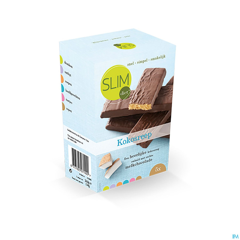 Slimdiet tablette noix de coco  5x50g