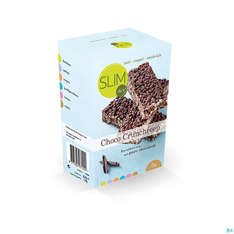Slimdiet tablette choco crispy   5x50g