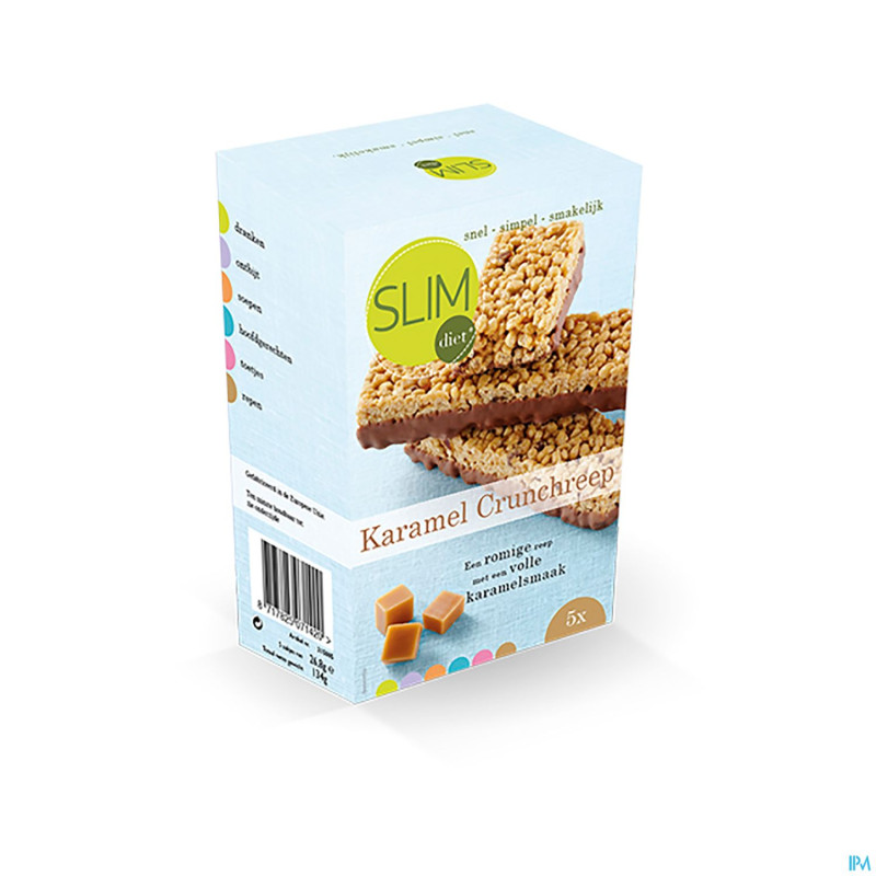 Slimdiet tablette caramel crispy 5x50g