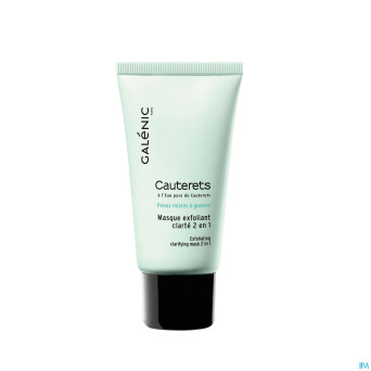 Galenic cauterets masque exfol.clarte 2en1 tb 50ml