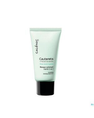 Galenic cauterets masque exfol.clarte 2en1 tb 50ml