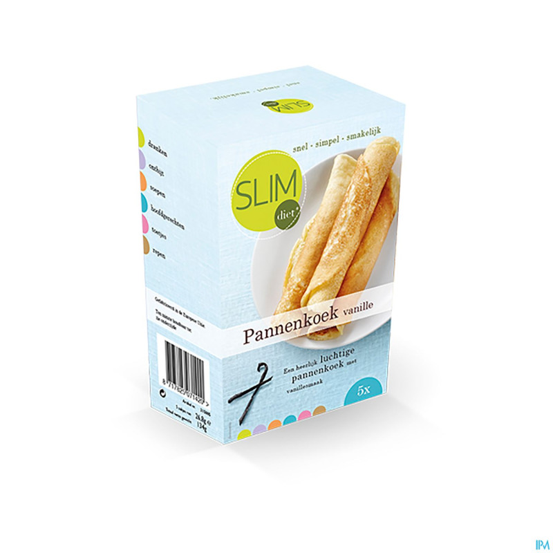 Slimdiet crepe vanille    sach 5x25g