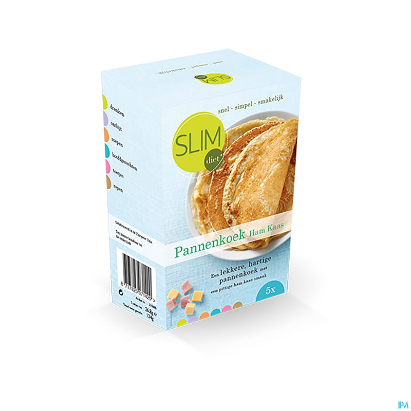Slimdiet crepe saveur jambon fromage    sach 5x25g