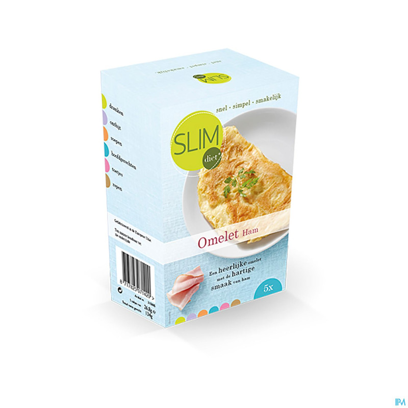 Slimdiet omelette jambon    sach 5x25g