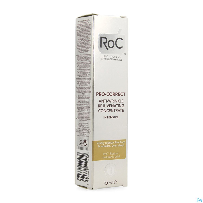 Roc pro-correct concentre a/ride regen.intens.30ml