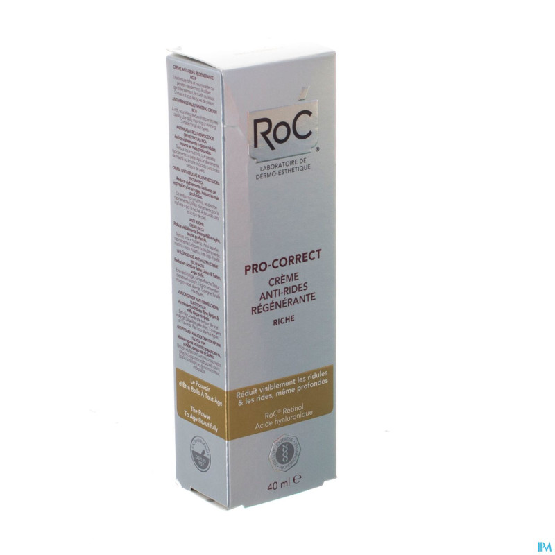 Roc pro-correct creme a/ride regener. riche   40ml