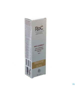 Roc pro-correct creme a/ride regener. riche   40ml