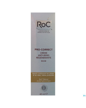 Roc pro-correct creme a/ride regener. riche   40ml