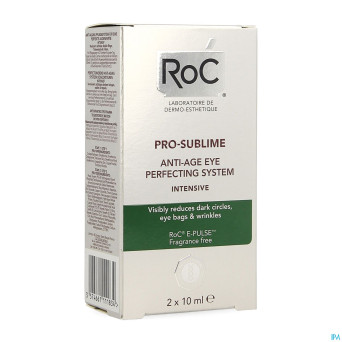 Roc pro-sublime soin yeux a/age perf.intens.2x10ml