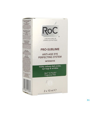 Roc pro-sublime soin yeux a/age perf.intens.2x10ml