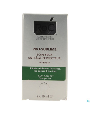 Roc pro-sublime soin yeux a/age perf.intens.2x10ml