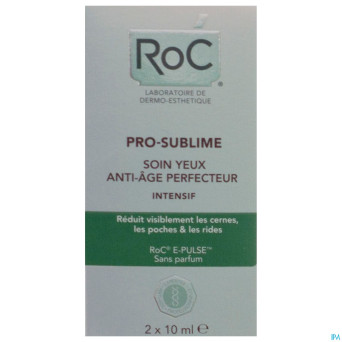 Roc pro-sublime soin yeux a/age perf.intens.2x10ml