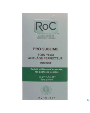 Roc pro-sublime soin yeux a/age perf.intens.2x10ml