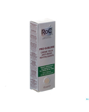 Roc pro-sublime cr yeux a/rides revitalisante 15ml