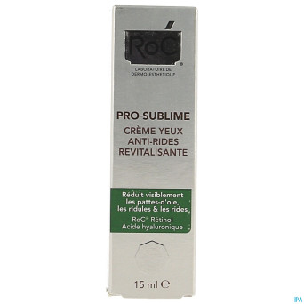 Roc pro-sublime cr yeux a/rides revitalisante 15ml