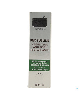 Roc pro-sublime cr yeux a/rides revitalisante 15ml