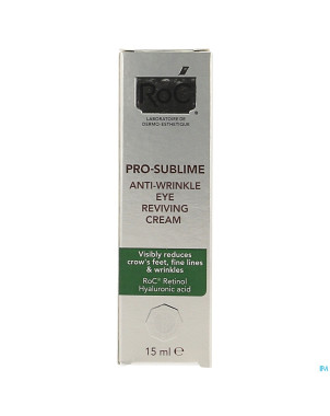 Roc pro-sublime cr yeux a/rides revitalisante 15ml