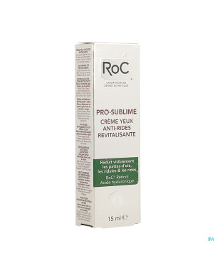 Roc pro-sublime cr yeux a/rides revitalisante 15ml