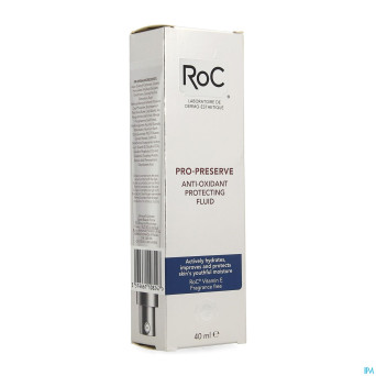 Roc pro-preserve fluide a/oxyd.prot.legere uv 40ml