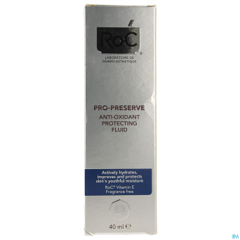 Roc pro-preserve fluide a/oxyd.prot.legere uv 40ml