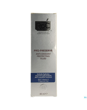 Roc pro-preserve fluide a/oxyd.prot.legere uv 40ml