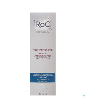 Roc pro-preserve fluide a/oxyd.prot.legere uv 40ml
