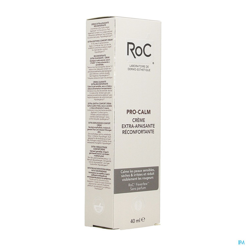 Roc pro-calm creme extra apaisant reconfort.  40ml