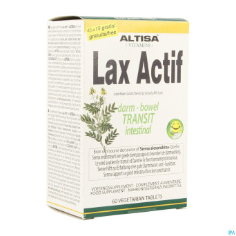 Altisa lax actif caps 45+15 gratuit