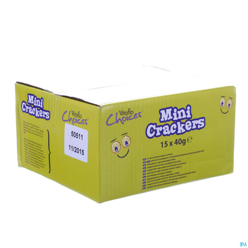 Choices mini crackers 15x40g