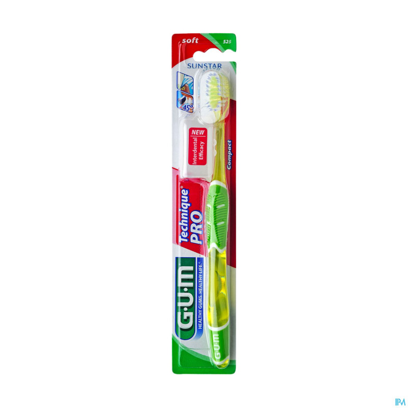 Gum technique pro compact soft brosse dents    525