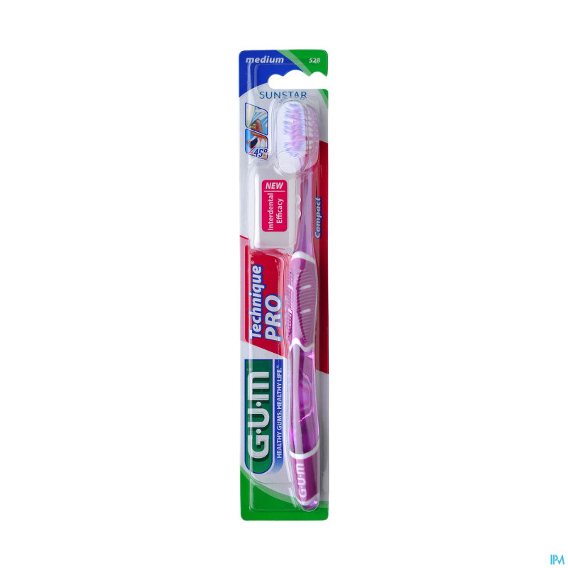 Gum technique pro compact medium brosse dents  528