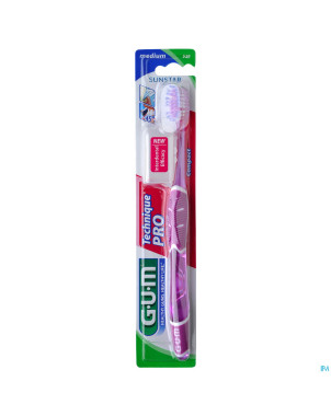 Gum technique pro compact medium brosse dents  528