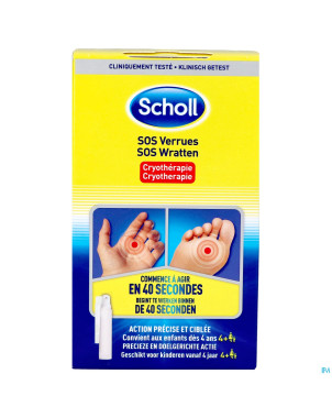 Scholl pharma sos verrues 80ml + 16 applicateurs