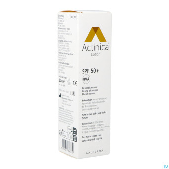 Actinica lotion spf50+ pompe 80g
