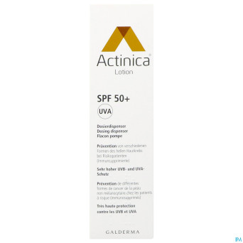 Actinica lotion spf50+ pompe 80g