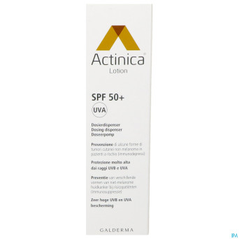 Actinica lotion spf50+ pompe 80g