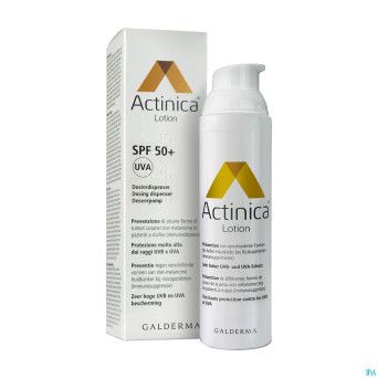 Actinica lotion spf50+ pompe 80g