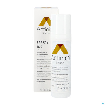Actinica lotion spf50+ pompe 80g