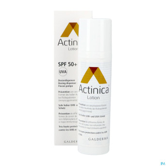 Actinica lotion spf50+ pompe 80g