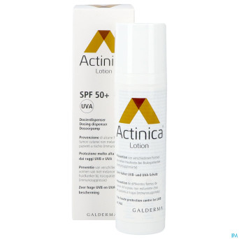 Actinica lotion spf50+ pompe 80g