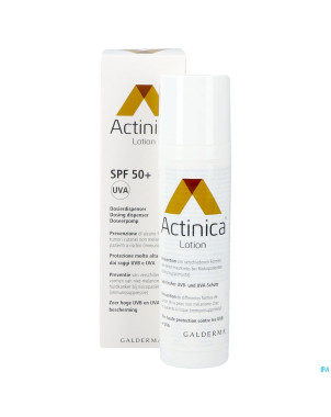Actinica lotion spf50+ pompe 80g