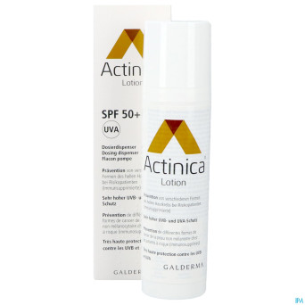 Actinica lotion spf50+ pompe 80g