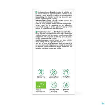 Purasana vegan chlorella cell wall bio    comp 180