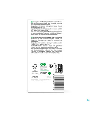 Purasana vegan chlorella cell wall bio    comp 180