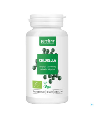 Purasana vegan chlorella cell wall bio    comp 180