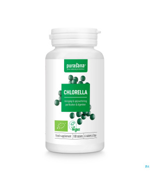 Purasana vegan chlorella cell wall bio    comp 180