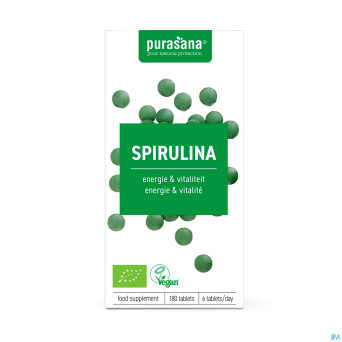 Purasana vegan spirulina bio    comp 180